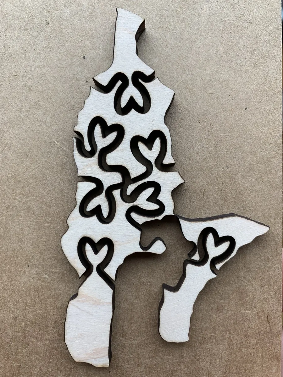 A miniature Vashon made of ornament offcuts… what can this be?