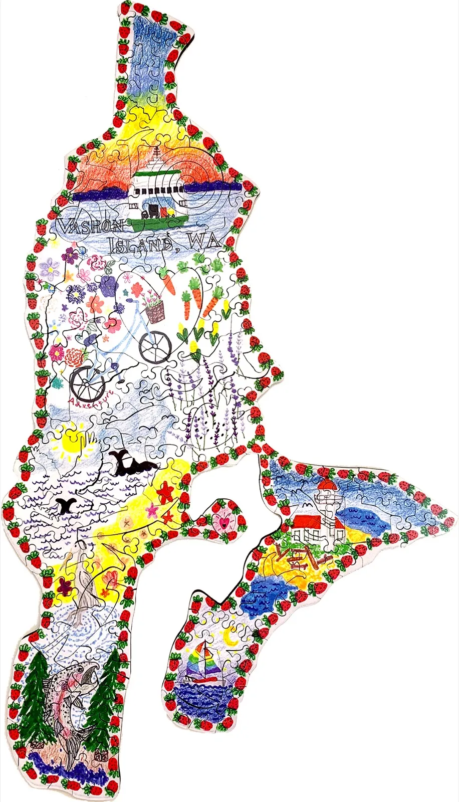 Vashon Puzzle (large: 137 pieces)