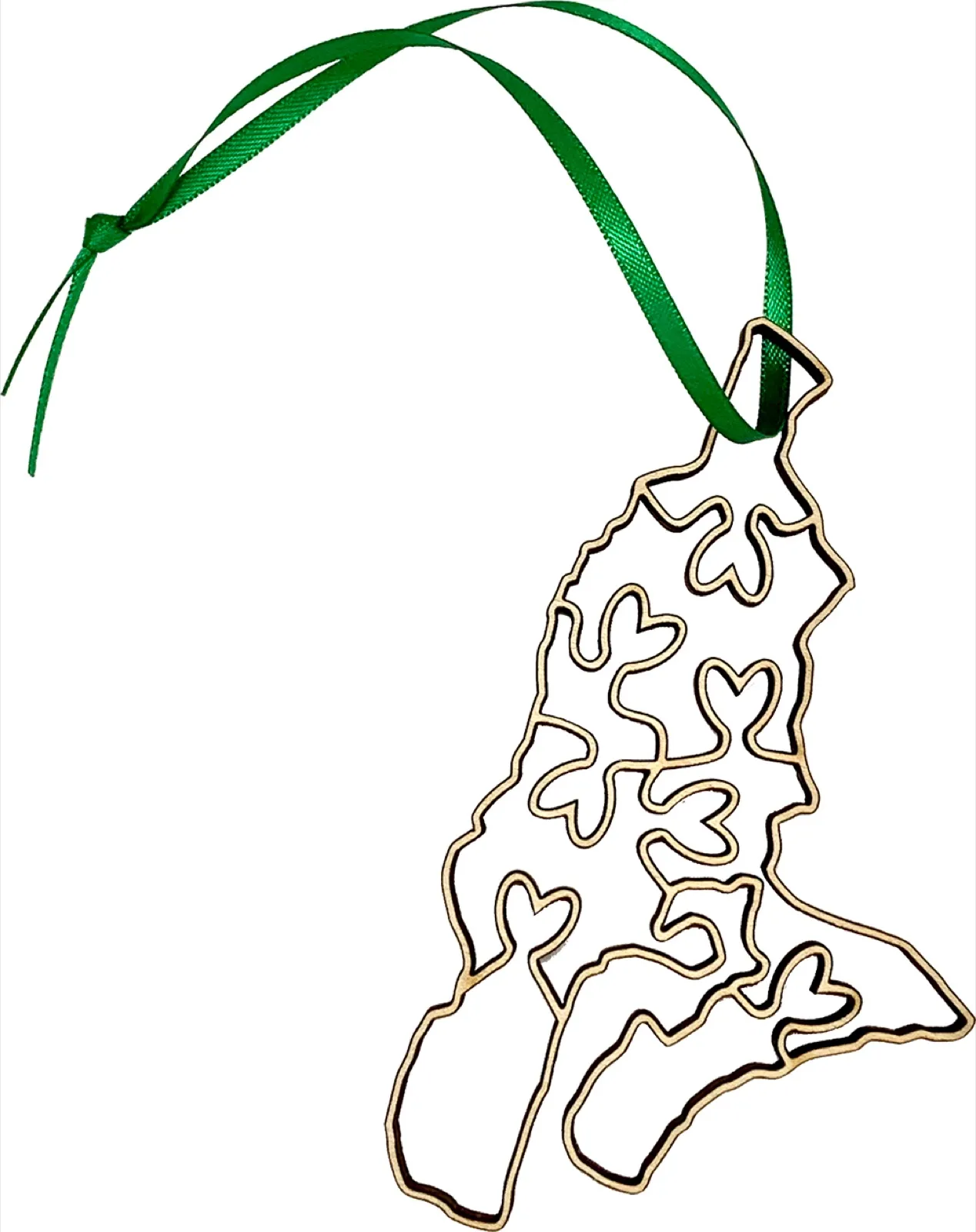 Vashon Puzzle Outline Ornament