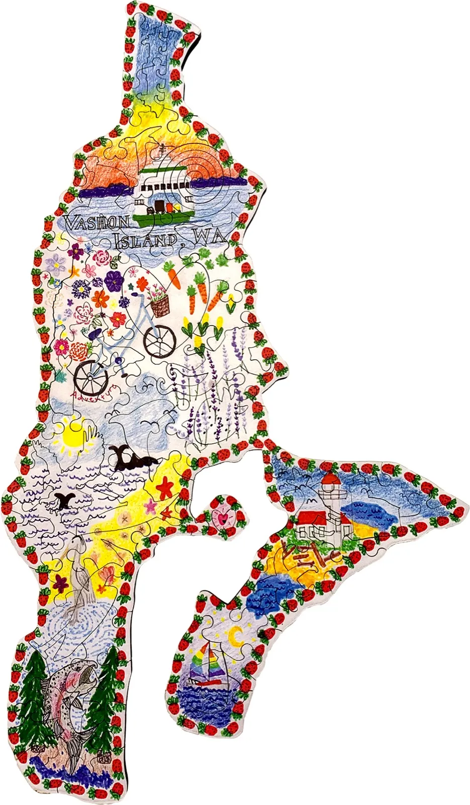 Vashon Puzzle (small: 77 pieces)