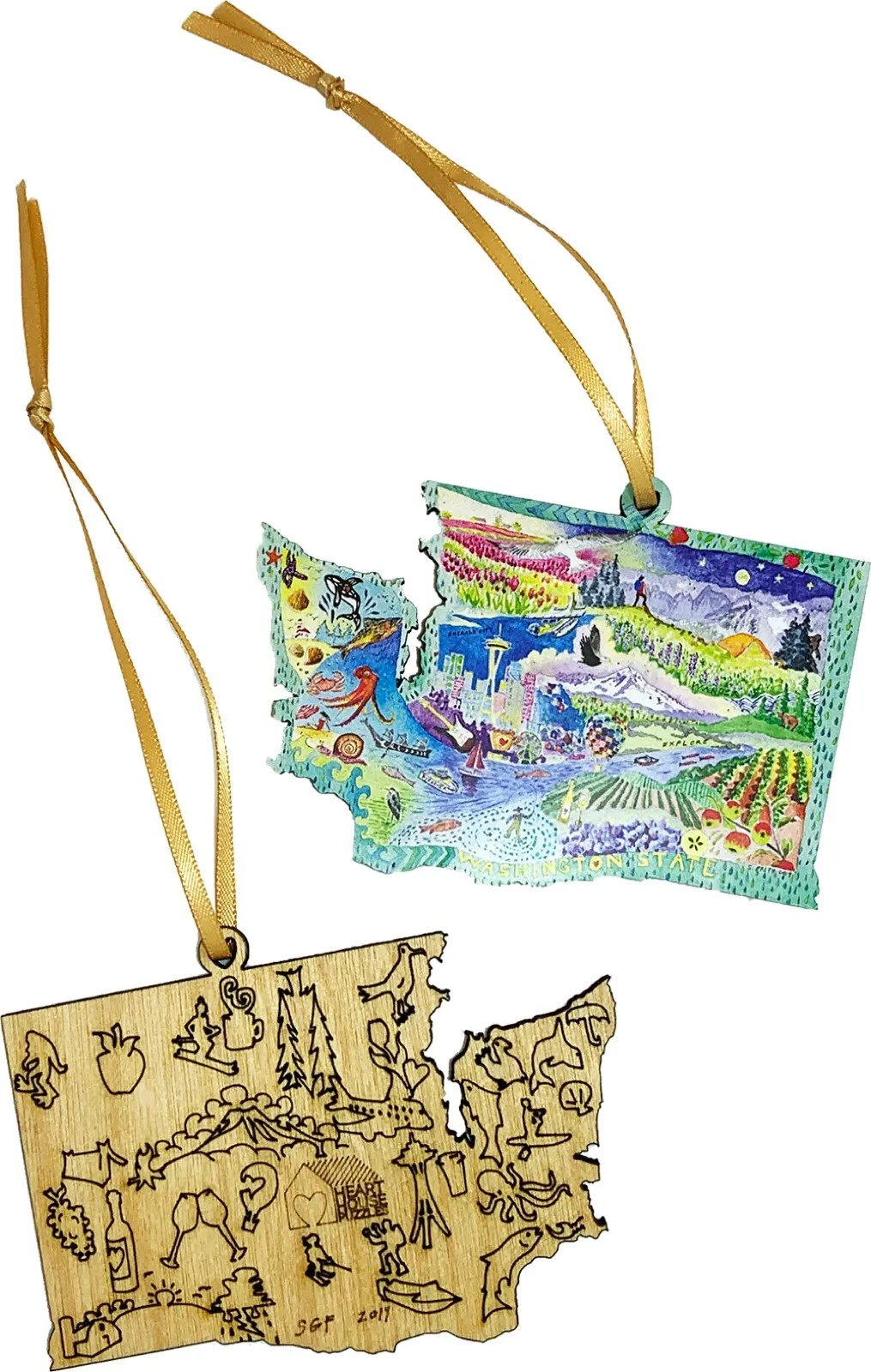 Washington State Ornament
